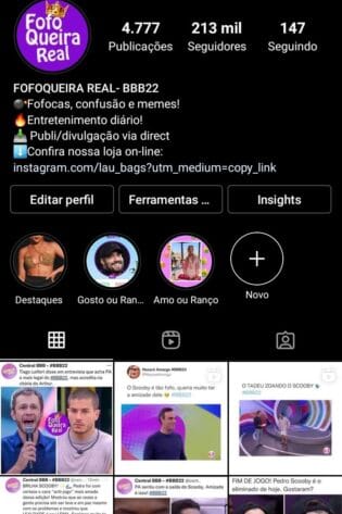 Instagram a Venda – CONTA TOP ENGAJAMENTO