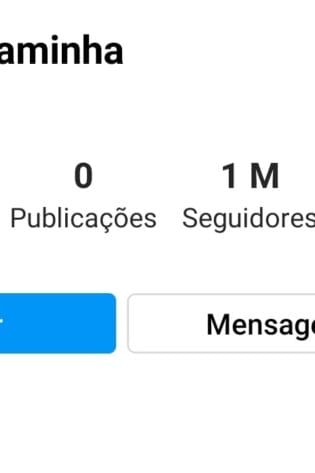Instagram a Venda – Conta 1M (SEM ENGAJAMENTO)
