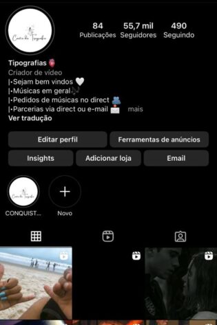 Instagram a Venda – 55k Super Engajada 4K de Storys (Alcance de 8M)