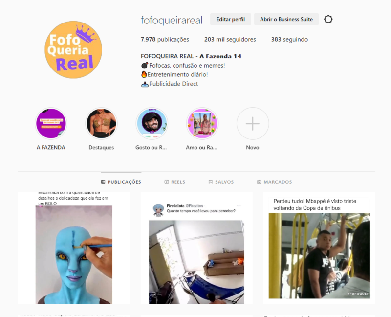 Pagina de Fofoca 203k