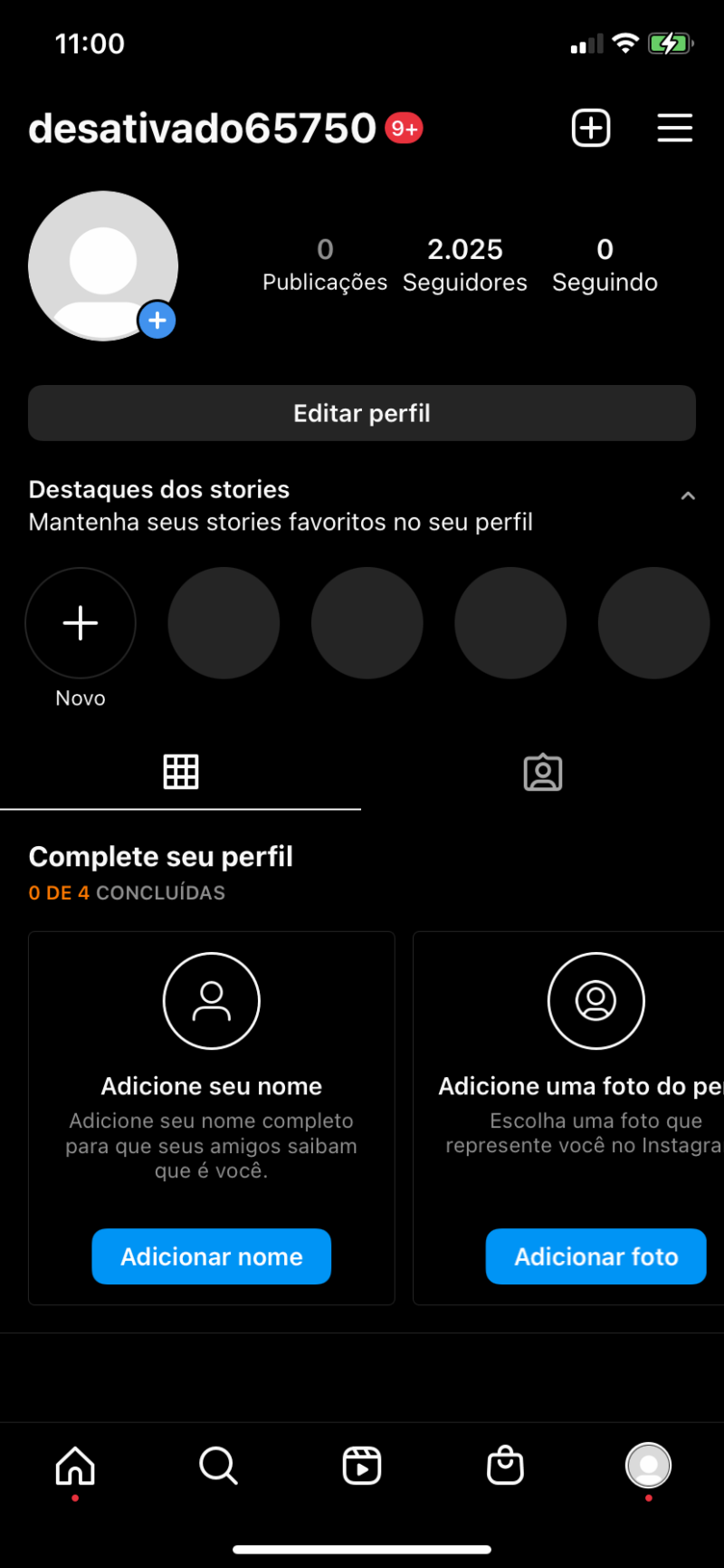 CONTA INSTAGRAM 2.000 SEGUIDORES