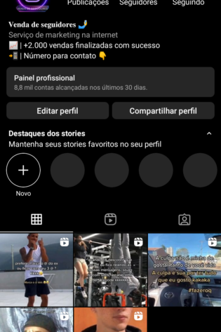 Conta Instagram 27.3k engajada