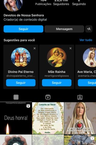 Instagram evangelico