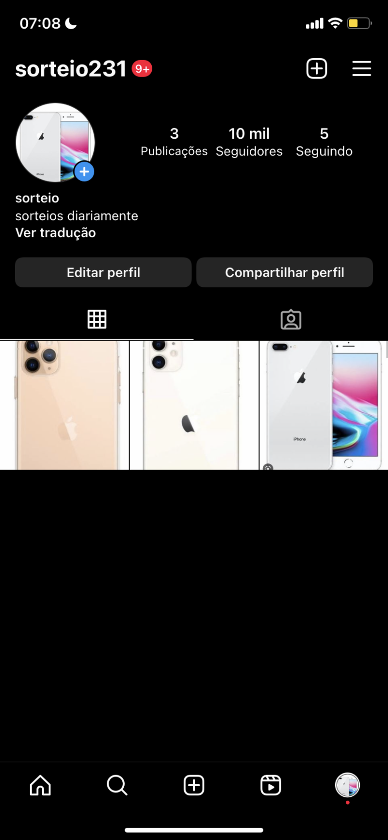 CONTA INSTAGRAM 10.000 SEGUIDORES