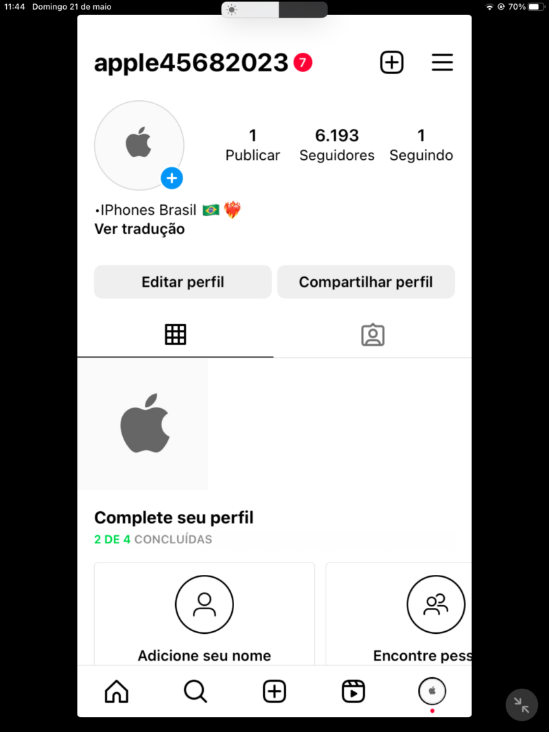 CONTA DE 6 MIL SEGUIDORES ??