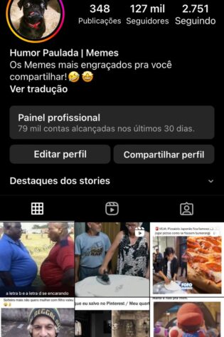 Instagram Engajado de 127k