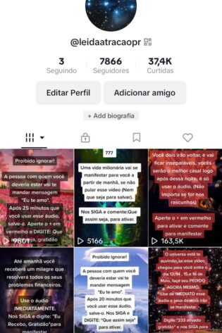 Tiktok Super Engajado!