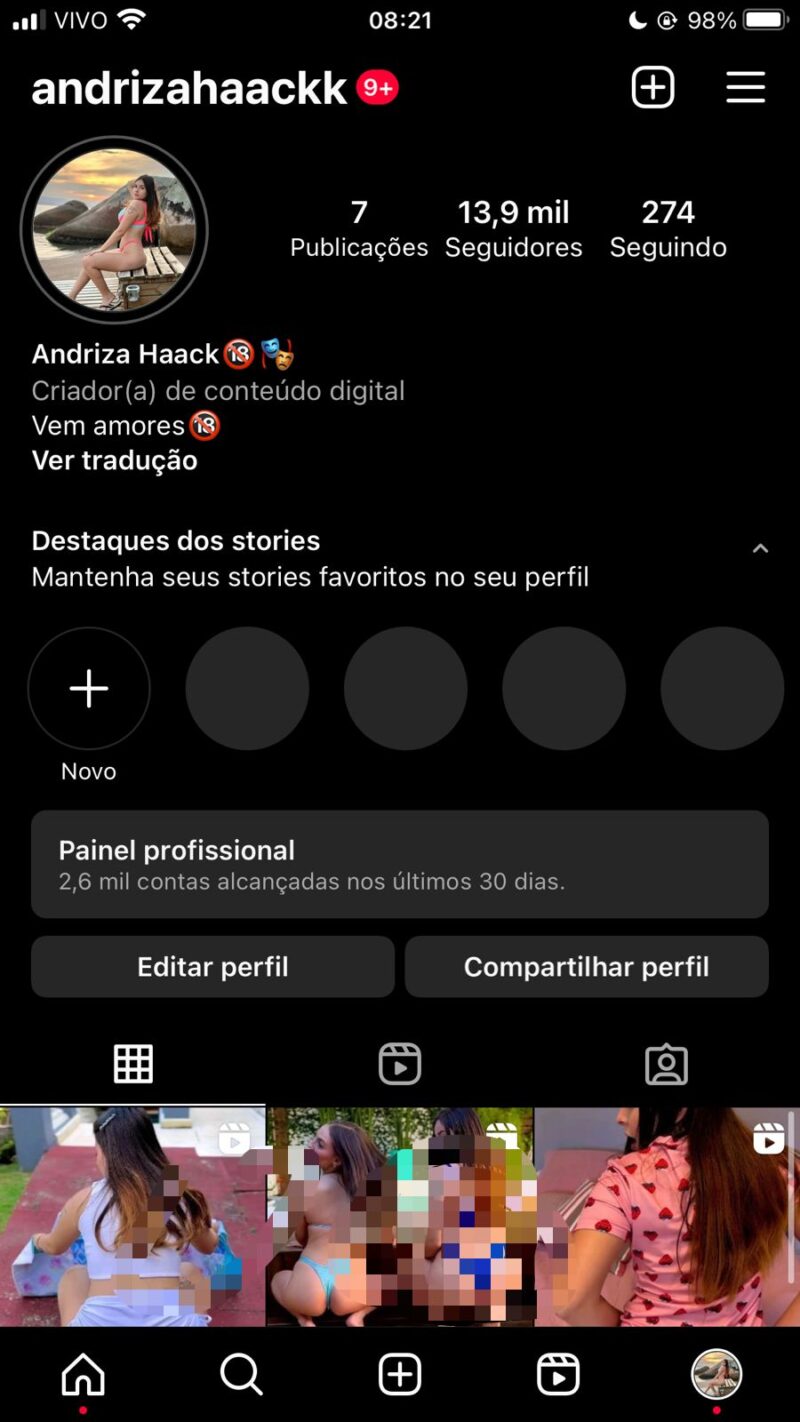 ig +18 a venda