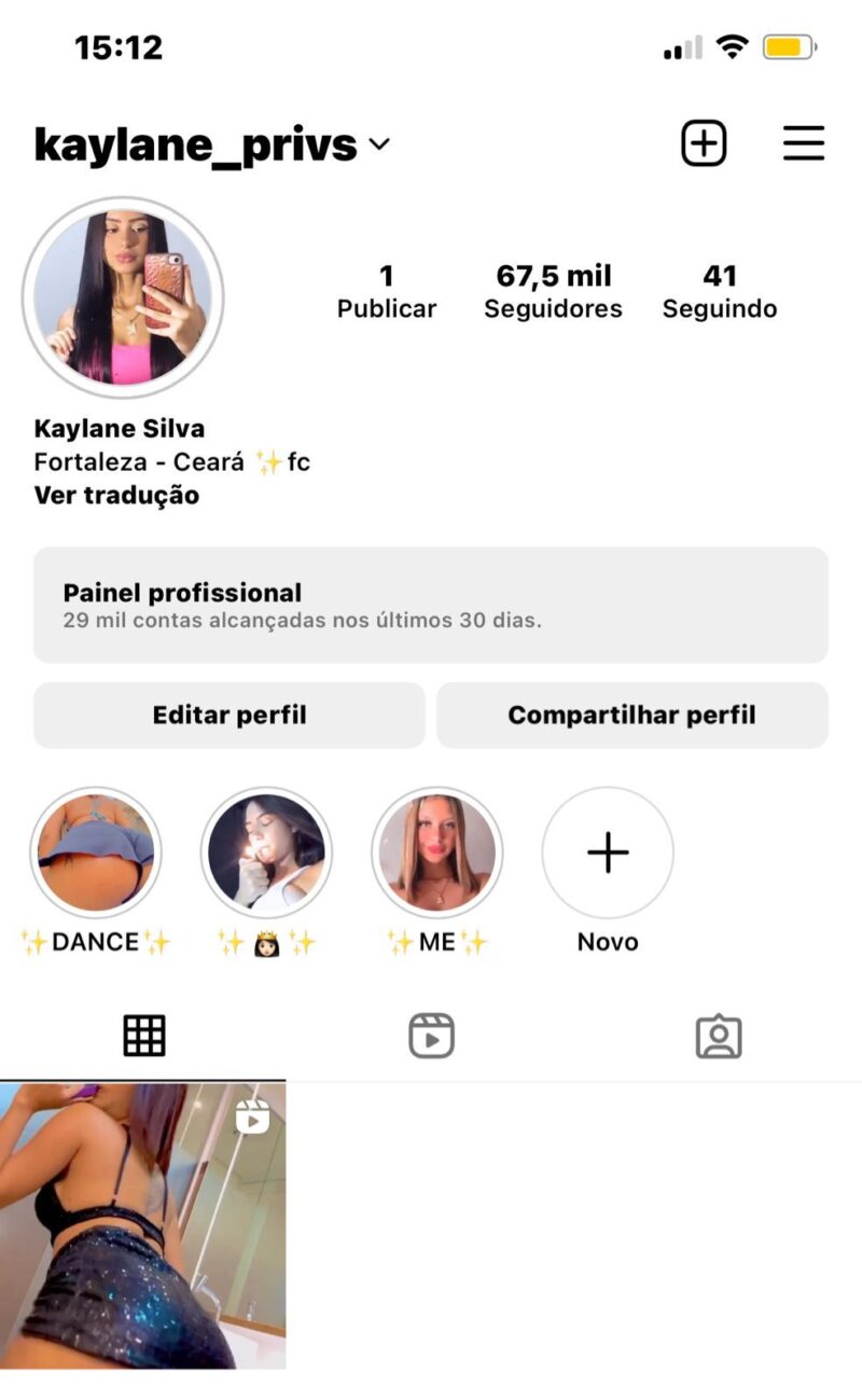 Instagram de Musas Crescendo