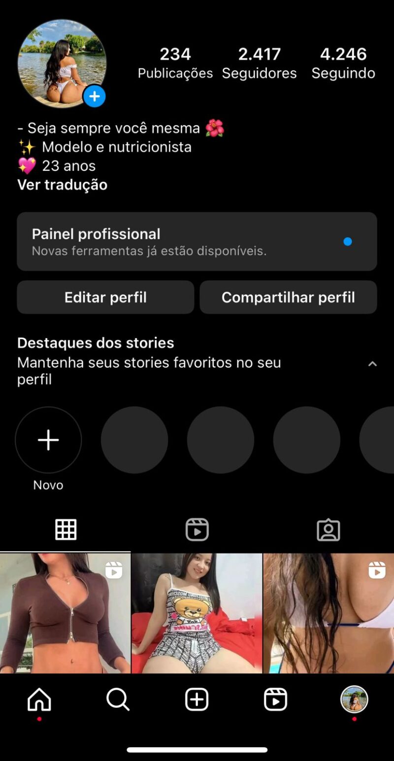 instagram a venda
