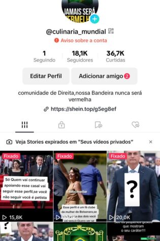 Tik tôk disponível pra venda monetizado