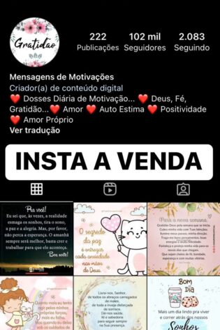 Instagram de Motivação