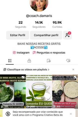Tiktok Crescendo muito