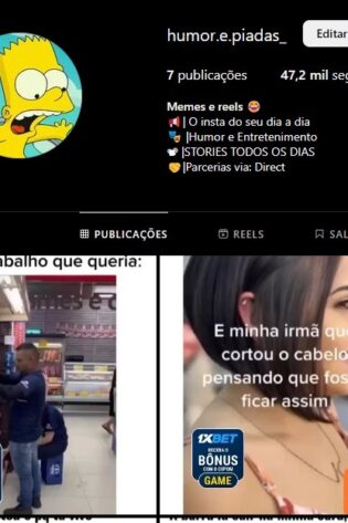 Instagram de Memes – PROMOÇÃO