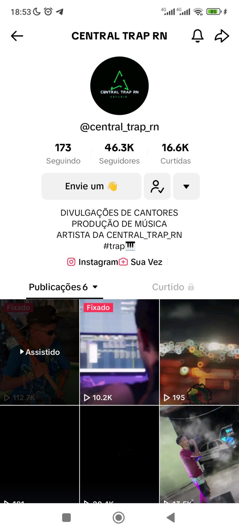 CONTA TIKTOK A VENDA