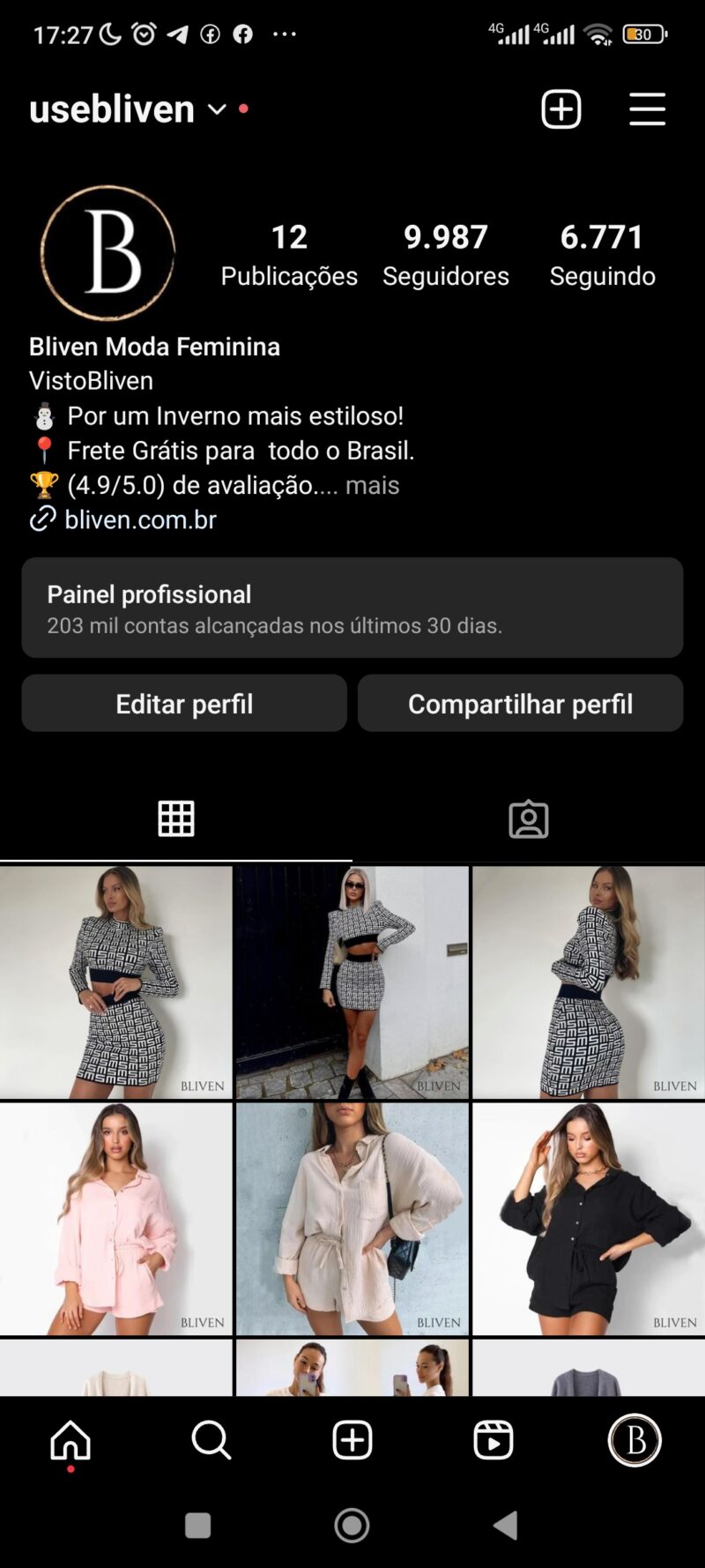 CONTA INSTAGRAM 10 MIL SEGUIDORES