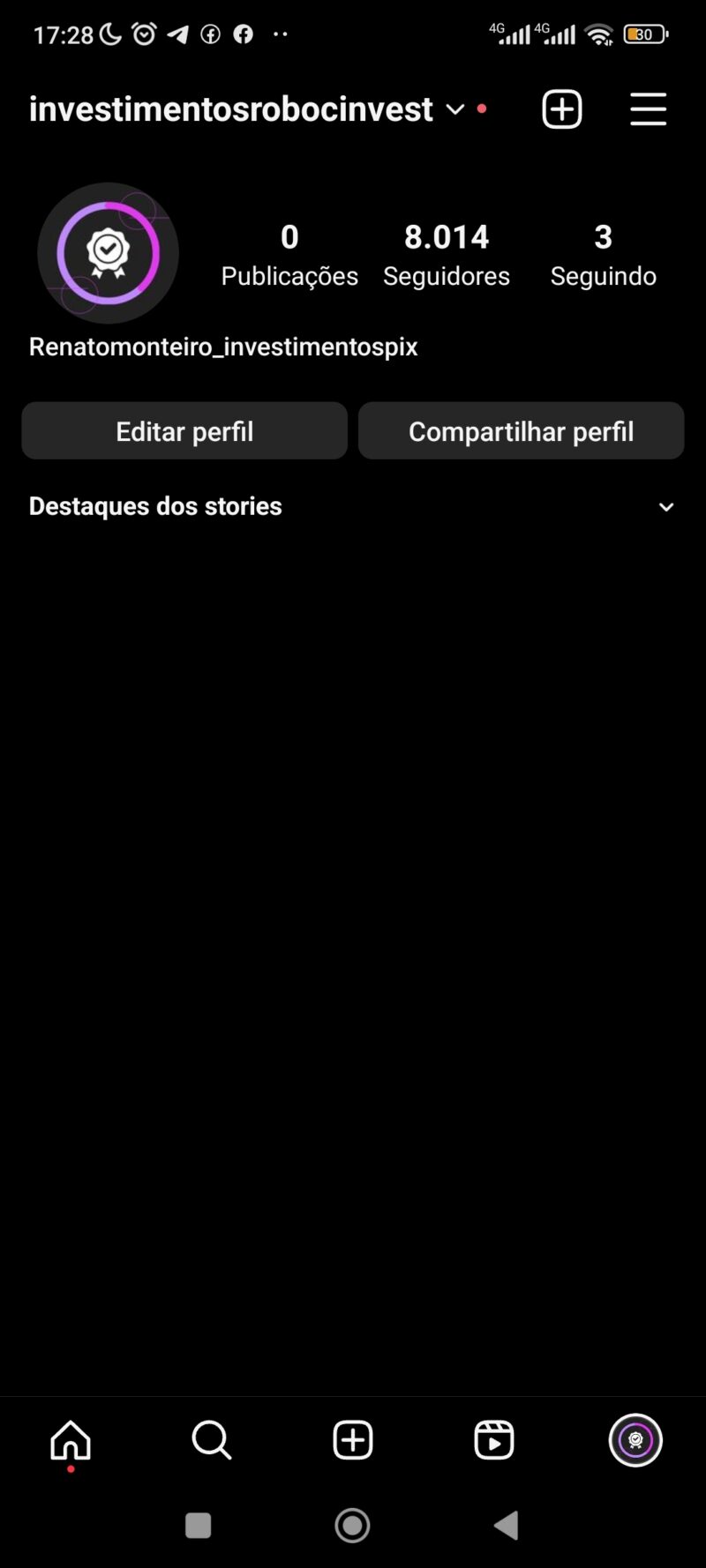 CONTA INSTAGRAM 8 MIL SEGUIDORES