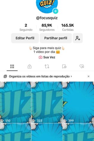 Conta tik tok com 85k de seguidores monetizada aberto a negociações