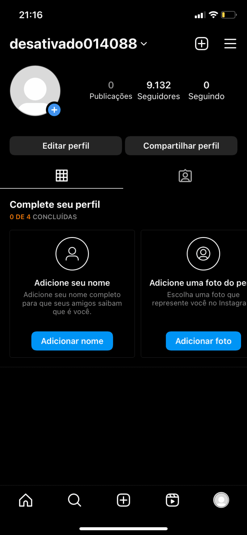 CONTA INSTAGRAM 9K