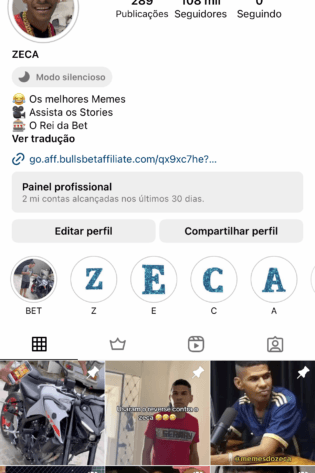 CONTA SECUNDARIA ZECA