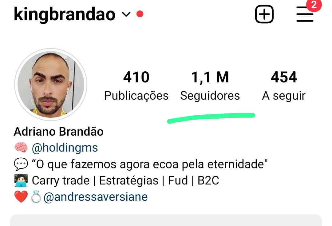 Instagram de 1,1M a Venda