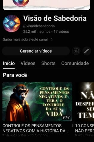 CANAL DO YOUTUBE NÃO MONETIZADO COM 23 K DE INSCRITOS