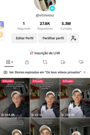Tik Tok engajado a venda (20K+ de Seguidores e 5M+ de Curtidas)