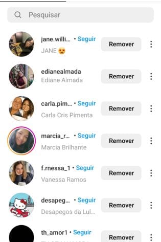 Conta Instagram