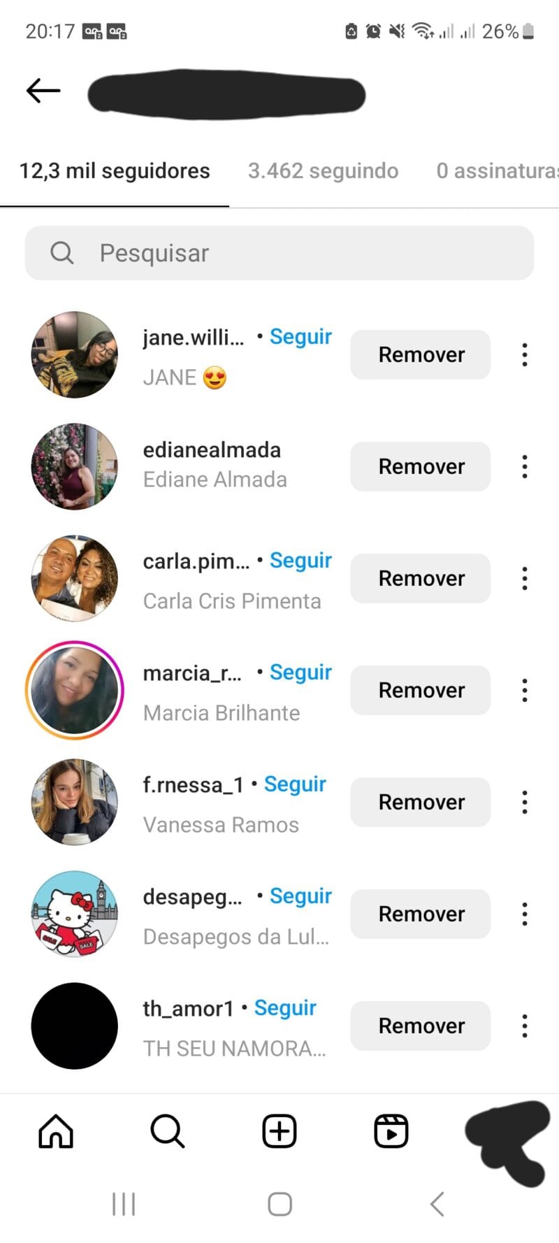 Conta Instagram