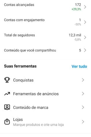 Conta Instagram