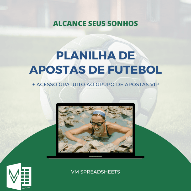 Planilha de apostas futebol europeu + grupo Vip