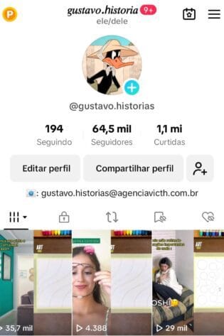 Tiktok engajado crescendo