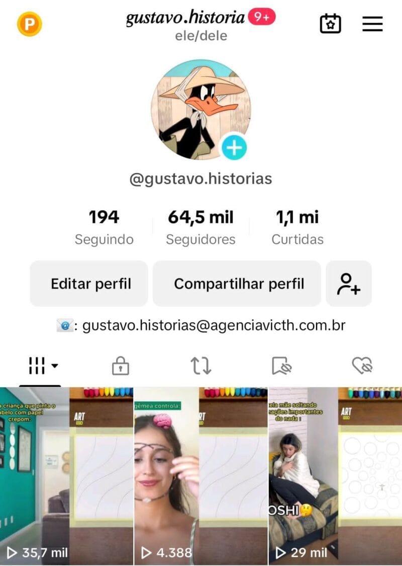 Tiktok engajado crescendo