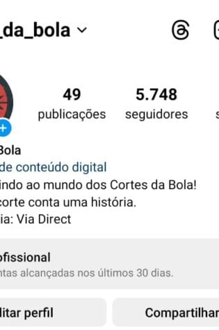 Instagram de Futebol a Venda