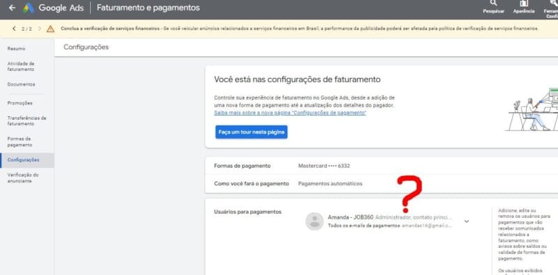 Conta do Google Ads Com Histórico de Gastos - Imagem 3