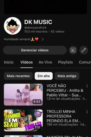 Canal No Youtube Rendndo