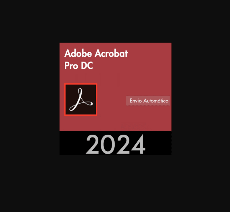 Adobe Acrobat Pro 2024 vitalício