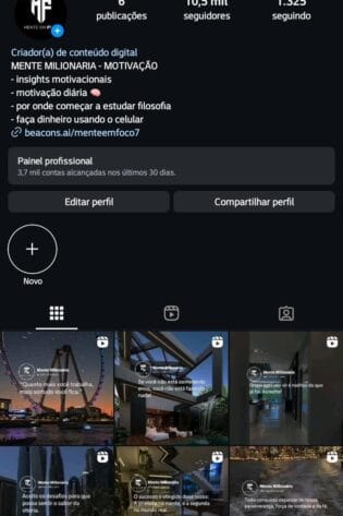 Meteoro – Conta do Instagram a Venda