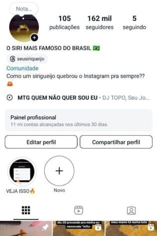 Instagram super engajado a venda