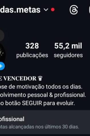 Instagram super engajado!