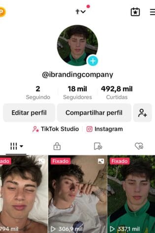 Tik Tok super engajado Crescendo rápido a venda