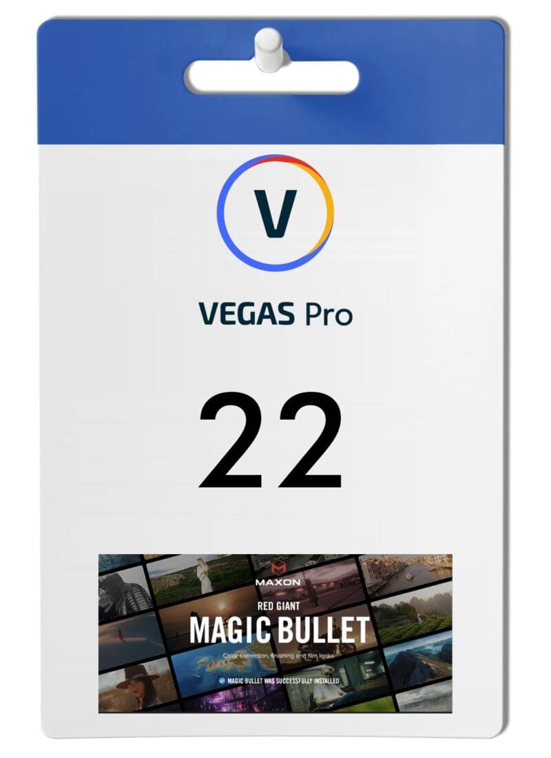 Vegas Pro 22 + Magic Bullet Suite