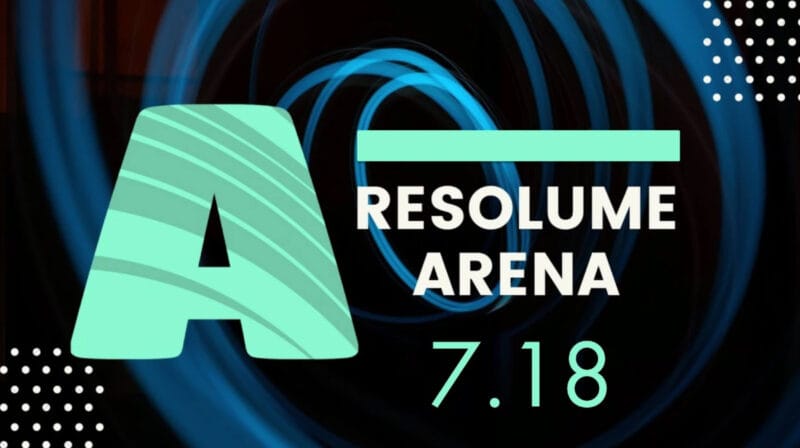 Resolume Arena 7.18