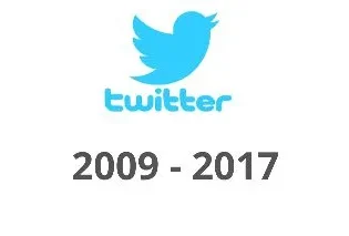 TWITER DE 2009 A 2017 – ENTREGA RÁPIDA
