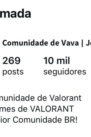 Instagram de Jogos – Valorant