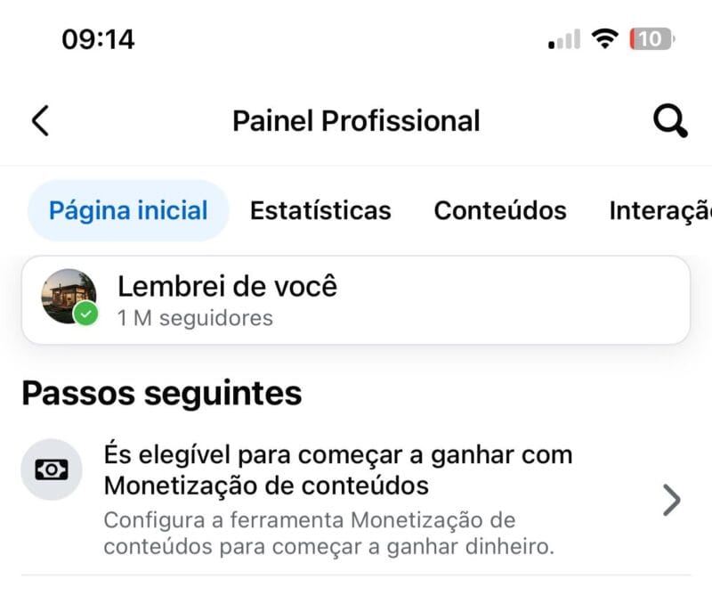 Página do Facebook Monetizada a Venda