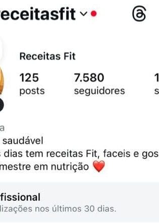 Instagram de Receitas