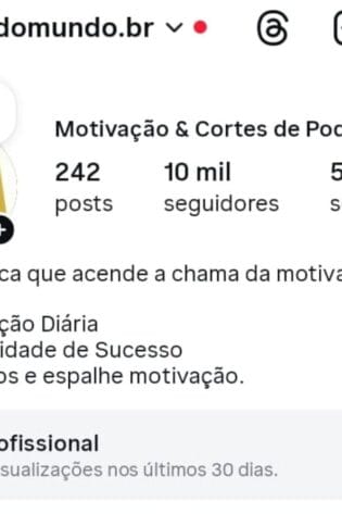 Conta de Motivação