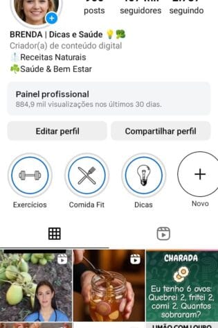 Instagram de Receitas