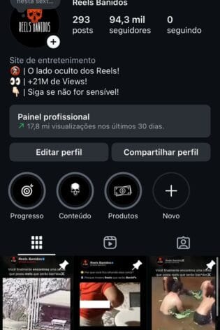 Instagram a venda